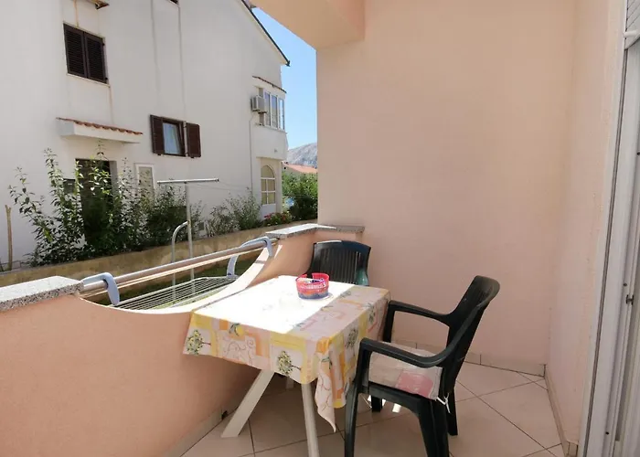 With A Parking Space Baska, Krk - 5444 아파트